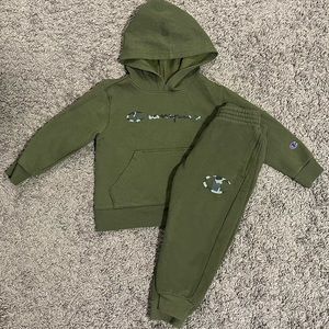 Champion hoodie with matching sweatpants